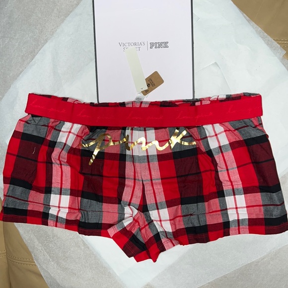(XL) Victoria’s Secret Plaid Flannel Pajama Short - Picture 1 of 16